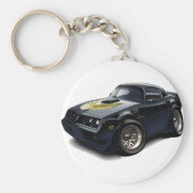 1979-81 Trans Am Black Car Keychain