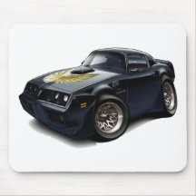 1979-81 Trans Am Black Car Mouse Pads