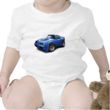 1979-81 Trans Am Blue Car Bodysuit