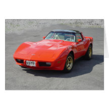 1979 Classic Cars Greeting Card