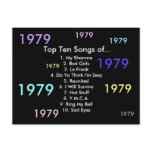 1979 Songs Post Card