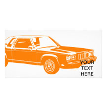 1980's American cars Custom Photo Card
