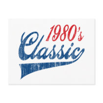 1980's Classic Birthday Postcards