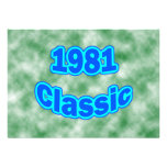 1981 Classic Blue Announcement