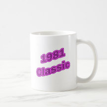 1981 Classic Purple Coffee Mugs