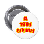 1981 Original Red Pins