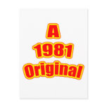 1981 Original Red Post Cards