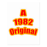 1982 Original Red Postcard