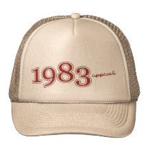 1983 logo trucker hat