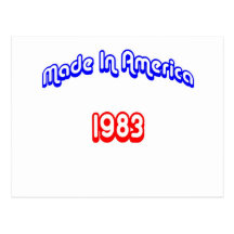 1983 Made In America Postcards
