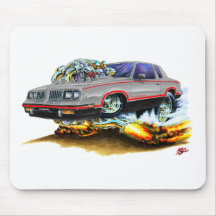 1984-88 Hurst Olds Grey-Black Car Mouse Pads