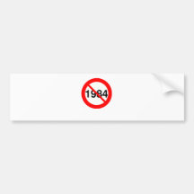 1984 BUMPER STICKERS