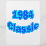 1984 Classic Blue Flyer Design
