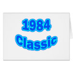 1984 Classic Blue Greeting Cards