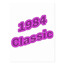 1984 Classic Purple Postcard