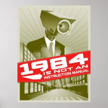 1984 is not an instruction manual print