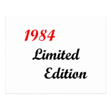 1984 Limited Edition Postcard