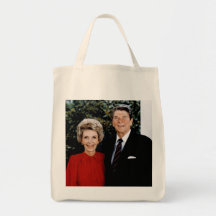 1985 Ronald and Nancy Reagan Tote Bag