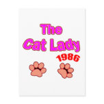 1986 Cat Lady Postcards