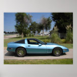 1986 Corvette Poster