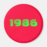 1986 REFRIGERATOR MAGNETS
