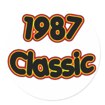 1987 Classic Sticker