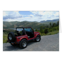 1987 Suzuki Samurai Greeting Card