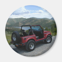 1987 Suzuki Samurai Refrigerator Magnets