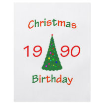 1990 Christmas Birthday