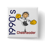 1990’s Cheerleader Stick Figure Pins