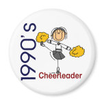 1990’s Cheerleader Stick Figure Refrigerator Magnet