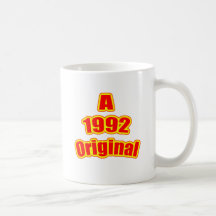 1992 Original Red Coffee Mug