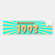 1993 BUMPER STICKER