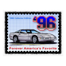 1996 Special Edition Corvette Post Card