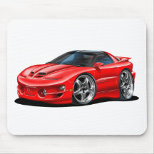 1998-02 Trans Am Red Car Mouse Pad