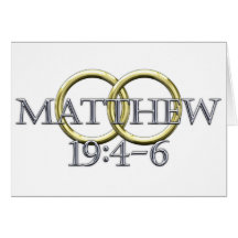19:4 de Matthew - 6 Carte De Vœux