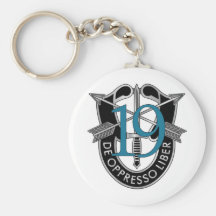 19ème Crête de groupe de forces spéciales Porte-clefs