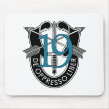 19ème Crête de groupe de forces spéciales Tapis De Souris