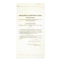 19th Amendment to the United States Constitution Customized Photo Card