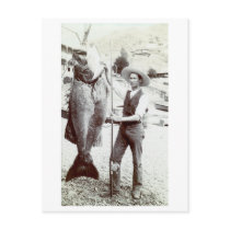 19th C. Fisherman and Goliath Grouper