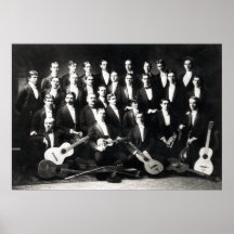 19th C Mens Musical Group Print