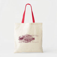 19th C. Oysters, purple Tote Bags