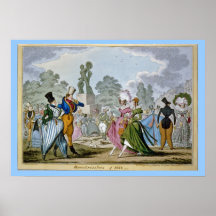 19th Century Fashion Poster