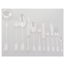 19th century silver cutlery, Warsaw, Poland Letterhead Template