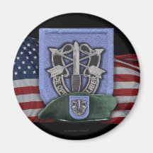 19th special forces group flash veterans vets magn fridge magnets