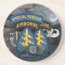 19th special forces veterans iraq drink Coaster