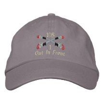 1-105th Cavalry Iraq Crossed Sabres Hat Baseball Cap