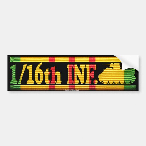 1/16th Inf. with M113 VSR Bumper Stickers