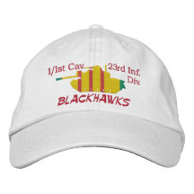 1/1st Cav. 23rd Div M48A3 Patton Embroidered Hat