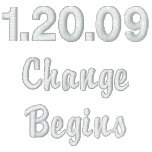 1.20.09 Change Begins Embroidered Sweatshirt